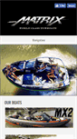 Mobile Screenshot of matrixskiboats.com.au