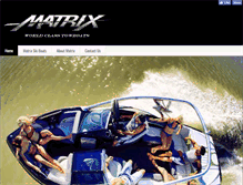 Tablet Screenshot of matrixskiboats.com.au